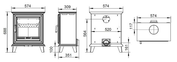 Elmwood 6.5kw Multi Fuel Eco - Image 2