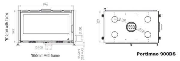 Portimao 900 9kw Wood Burning Eco - Image 2