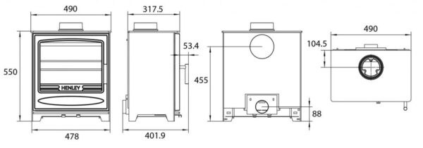 Ascot 8kw Multi Fuel Eco - Image 2