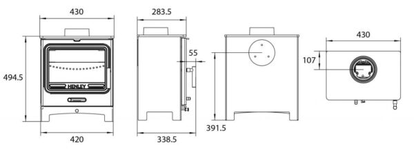 Clearwood 5kw Multi Fuel Eco - Image 2