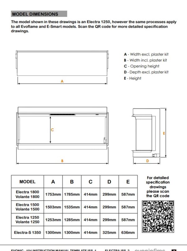 Evonic Electra 1800 Glass Fronted Fire - Image 3