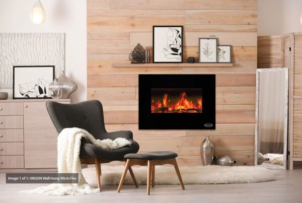 Argon Wall Hung 90cm Fire