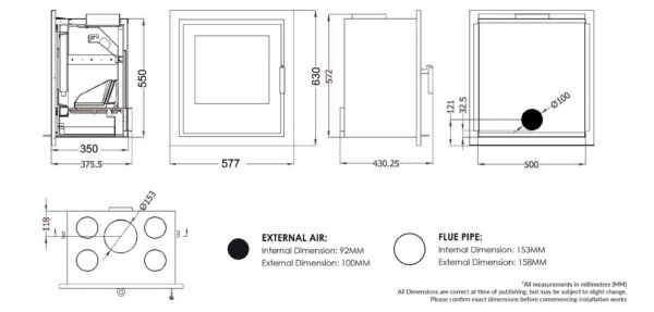 Athens 500 6.2kw Multi Fuel Eco - Image 2