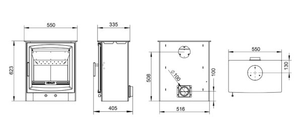 Burnbright 6.7kw Multi Fuel Eco - Image 2