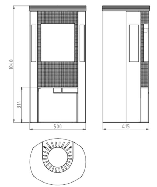 Elipse G5 4.9kw Wood Burning Eco - Image 2