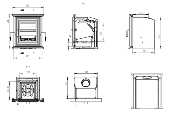 Elmwood Insert 7kw Eco - Image 2