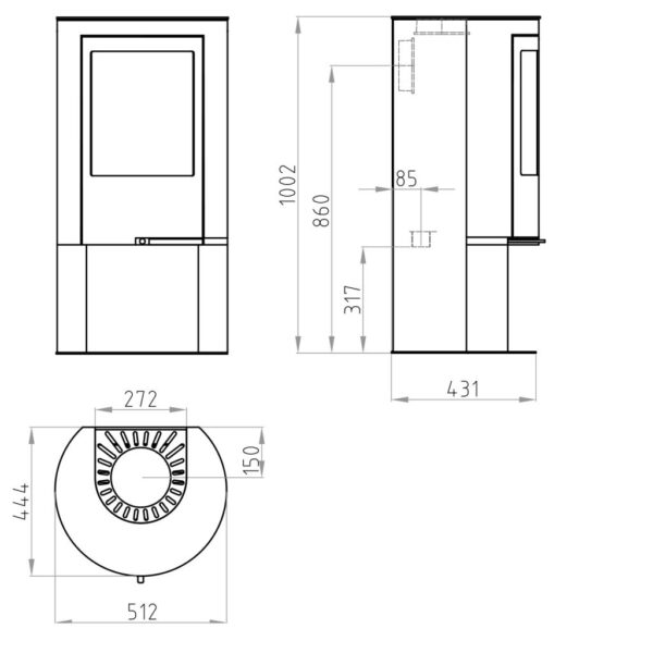 Elite G7 7.7kw Wood Burning Eco - Image 2