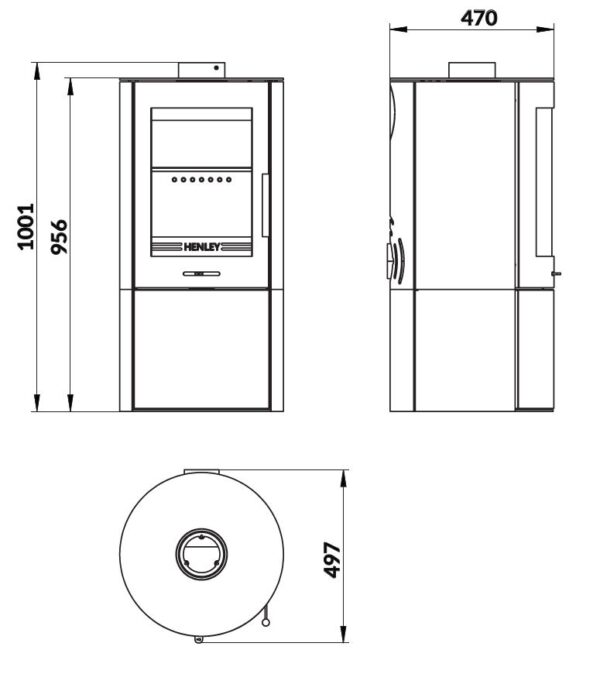 Geneva Logstore 5kw Wood Burning Eco - Image 2