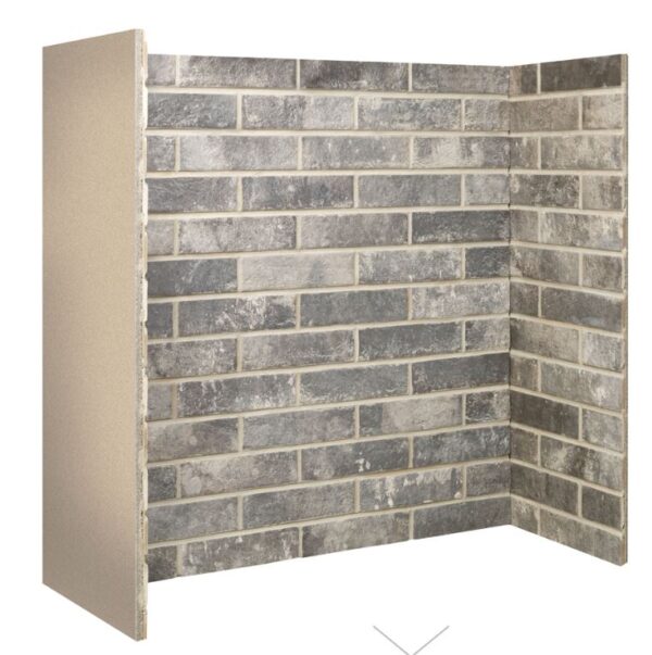 Grey Ceramic Brick Bond Chamber