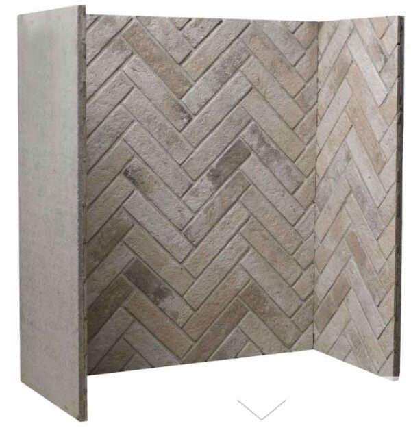 Ice Grey Herringbone Chamber