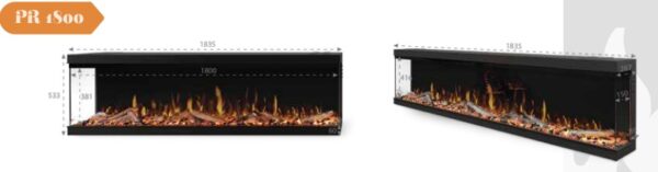 PR 1800 Electric Fire - Image 2
