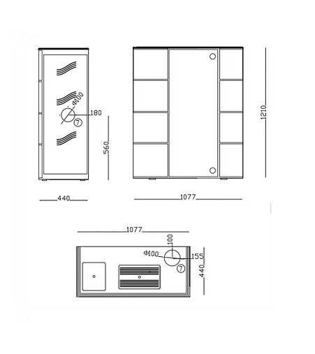 32kw Slim Pellet Boiler Stove - Image 2