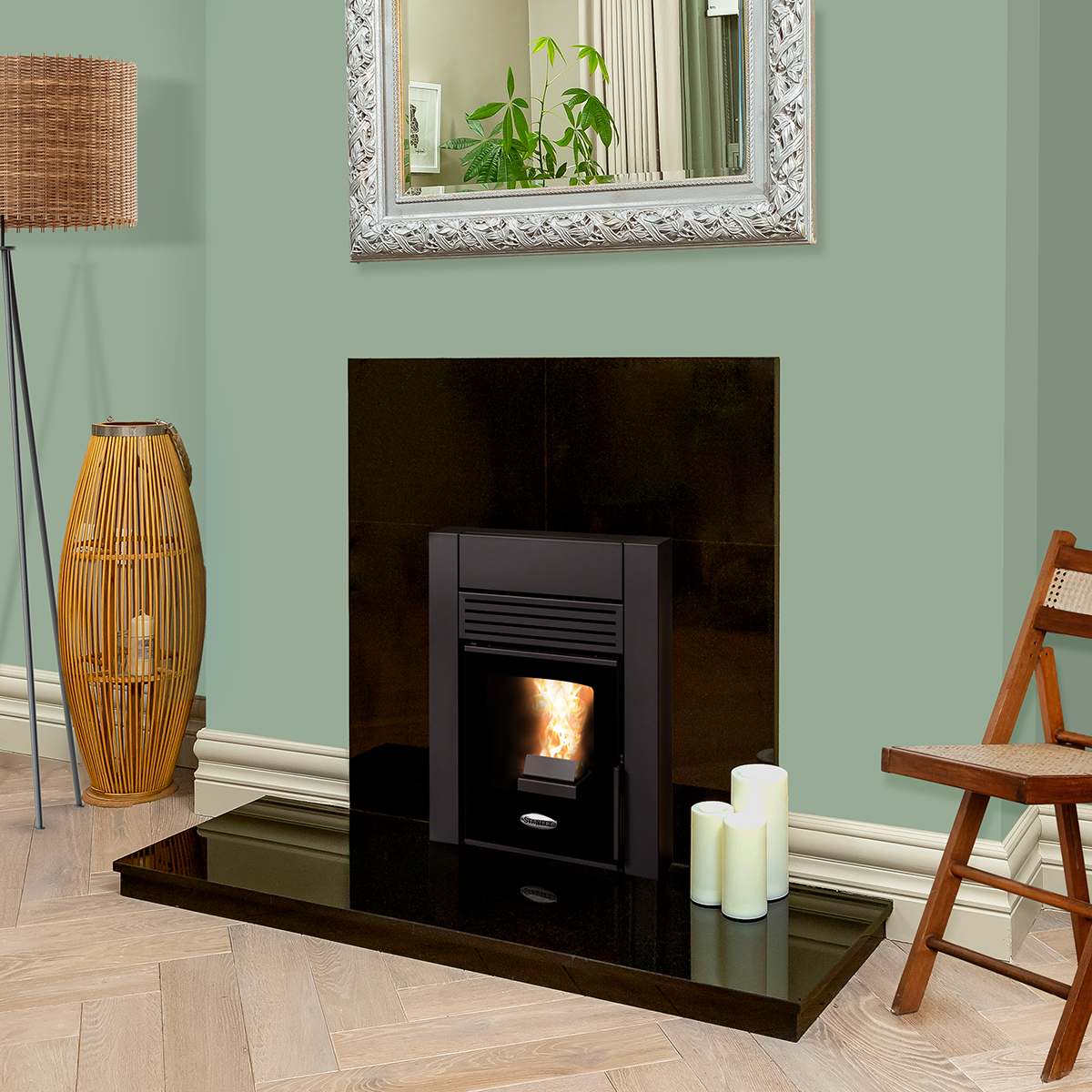 Cara Glass Insert Pellet Stove - Image 3